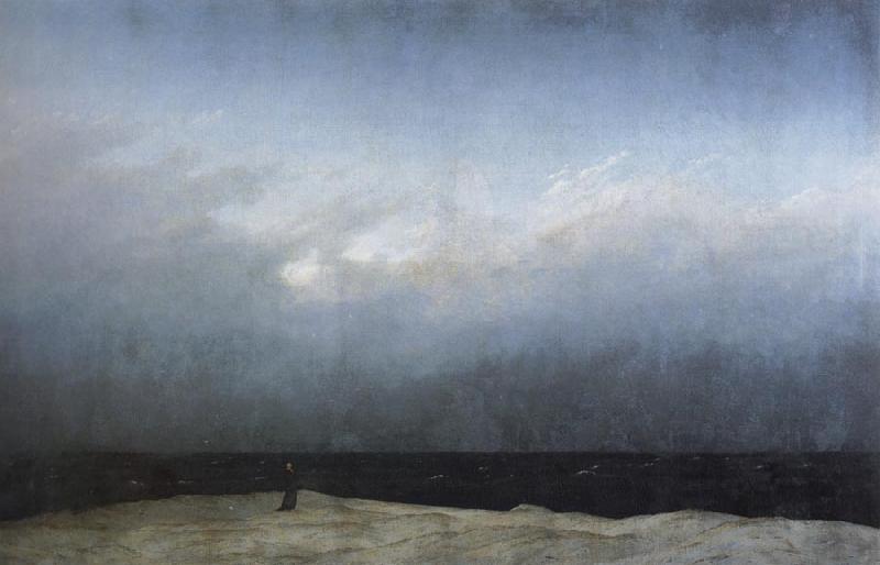 Caspar David Friedrich Monk by the Sea Sweden oil painting art